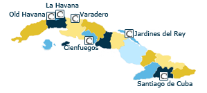 Explore Cuba Map - Find Cuba Hotels